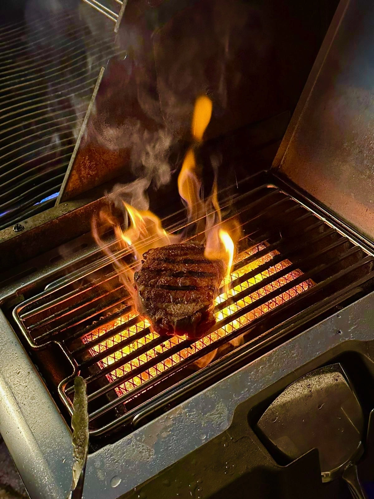 Filet auf dem heißen Grill